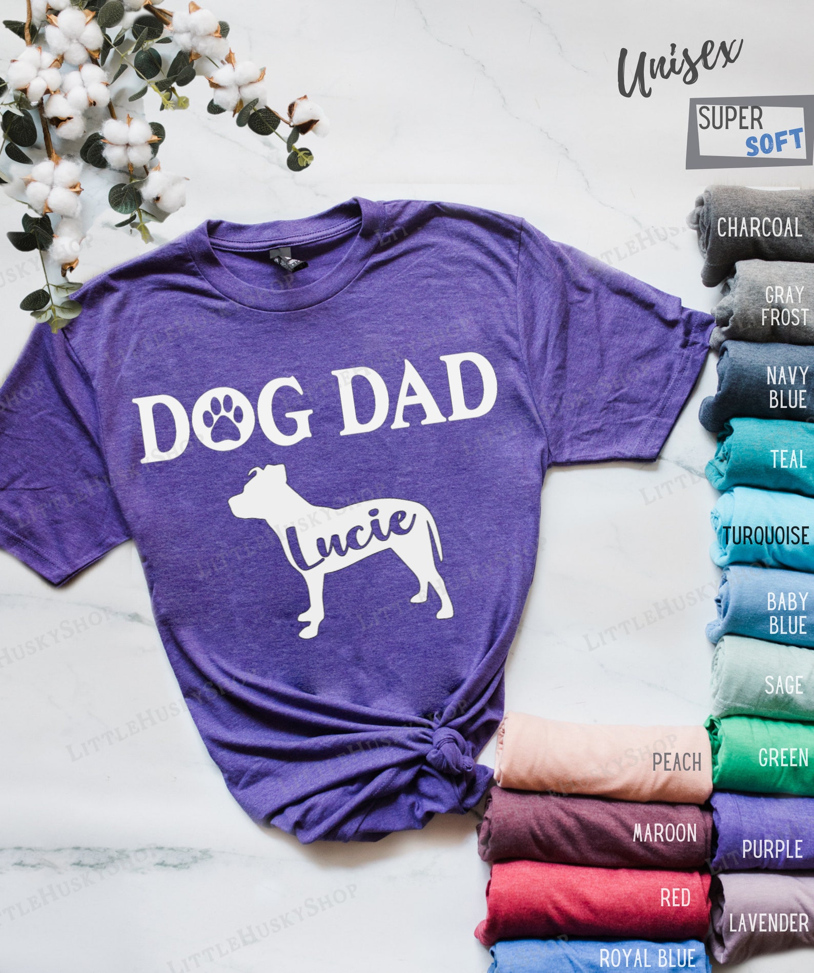 Personalized Dog Dad Shirt With YOUR Pet's Breeds and Etsy