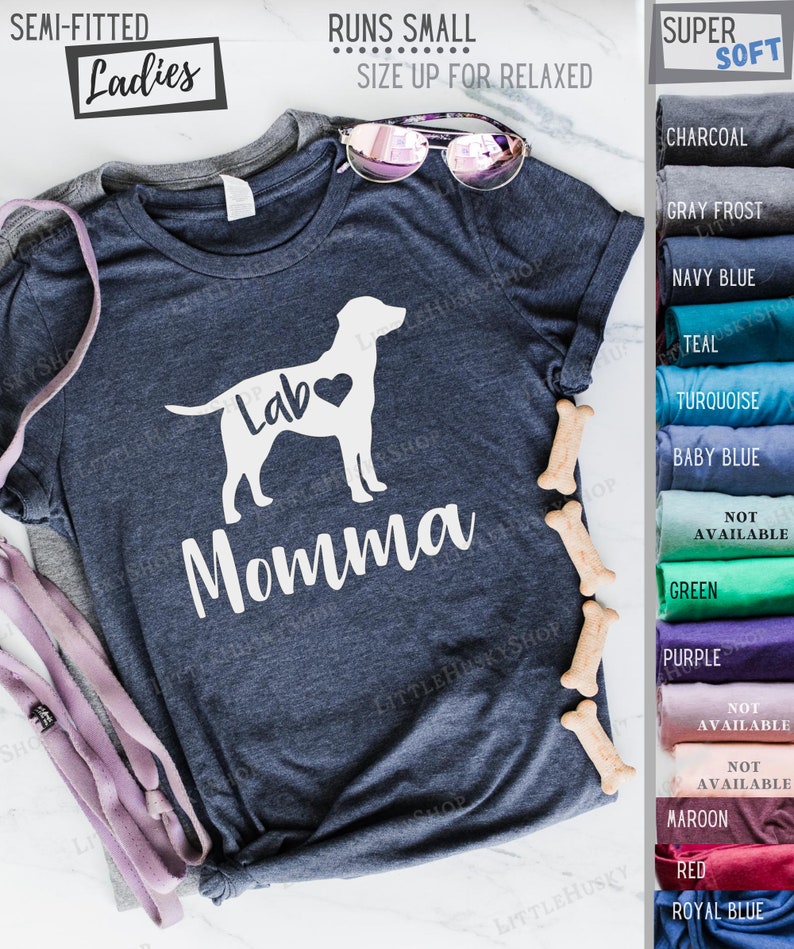 Labrador Momma Shirt Lab Mom Funny Lab Dog T Shirt | Etsy