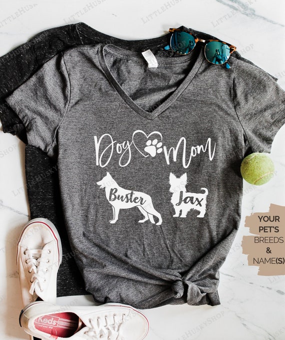 personalized dog mom shirt