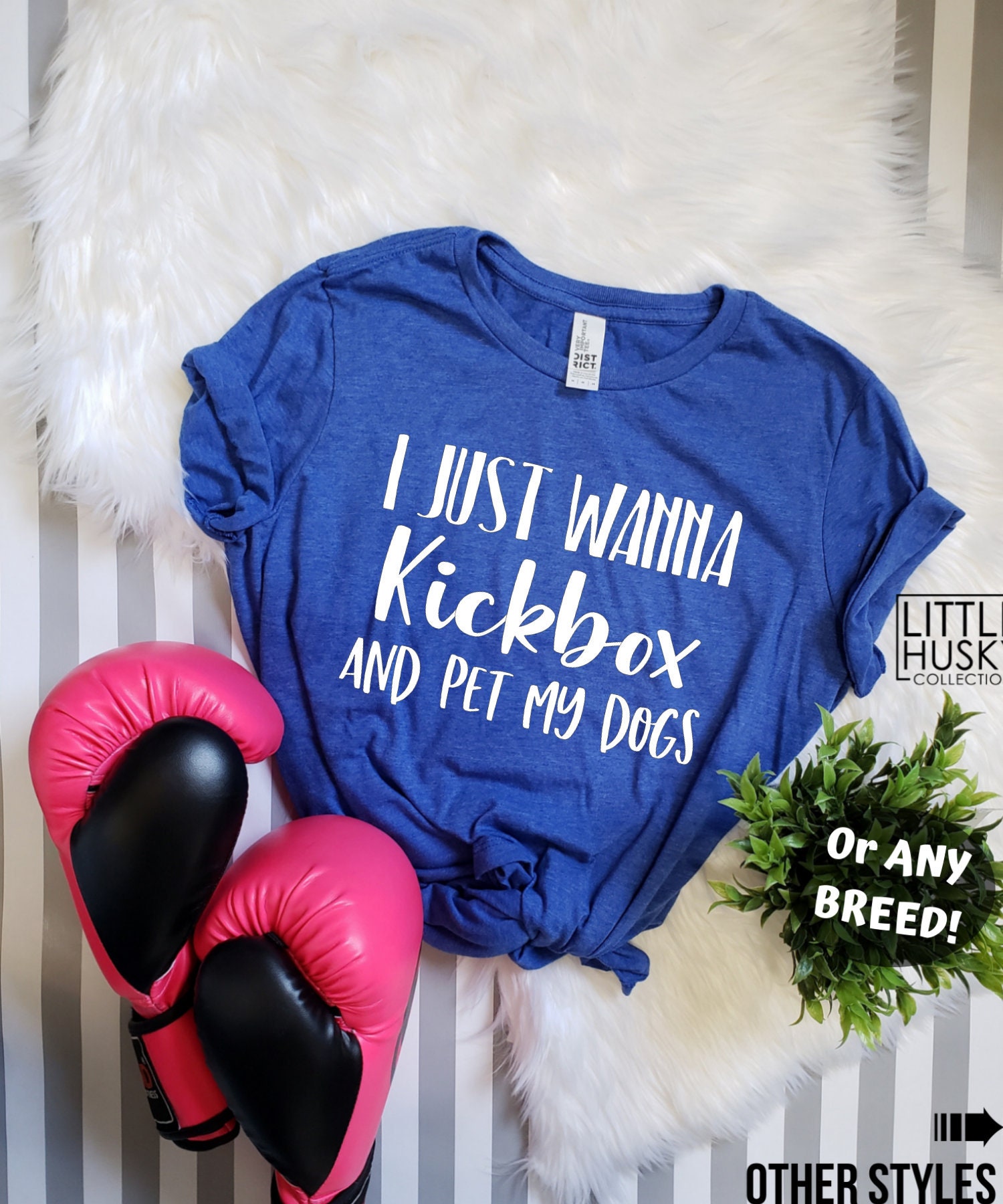 Womens I Just Wanna Kickbox And Pet My Dog Shirt Womens I Just Wanna Kickbox And Pet My Dog Shirt
