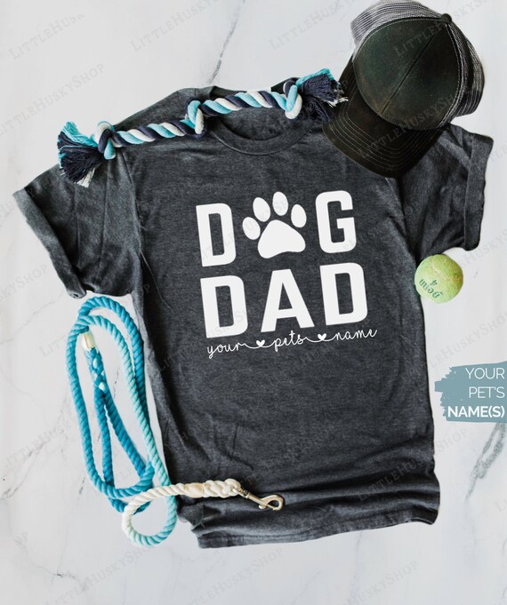 personalized dog dad shirt