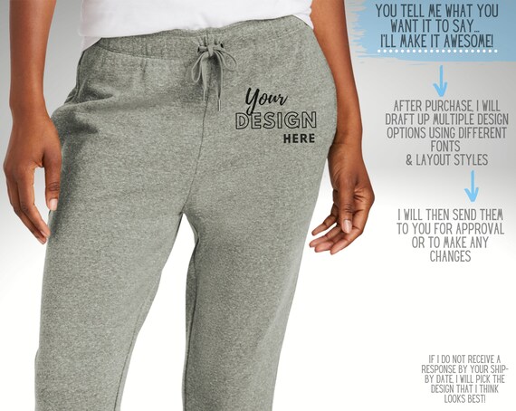 Sweatpants with designs on them sales