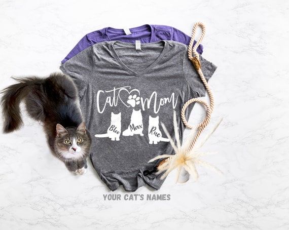 Mother Of Cats T-Shirt - Cat Lovers Cat Mom Gift Mother Of Cats T-Shirt - Cat Lovers Cat Mom Gift