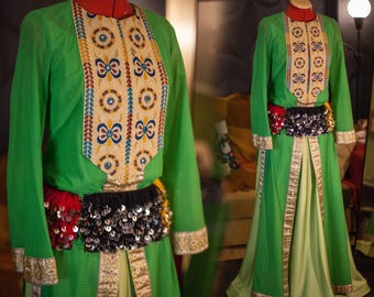 Costume de danse du ventre caftan marocain fait main shaabi