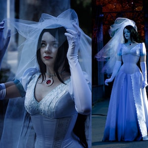 Handmade Halloween cosplay dress Corpse Bride