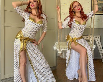 Robe de danse orientale folklore, baladi, shaabi