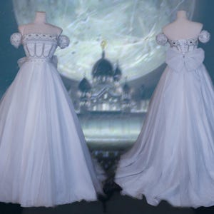 Vestido de noiva feito à mão "Princesa Serenidade"