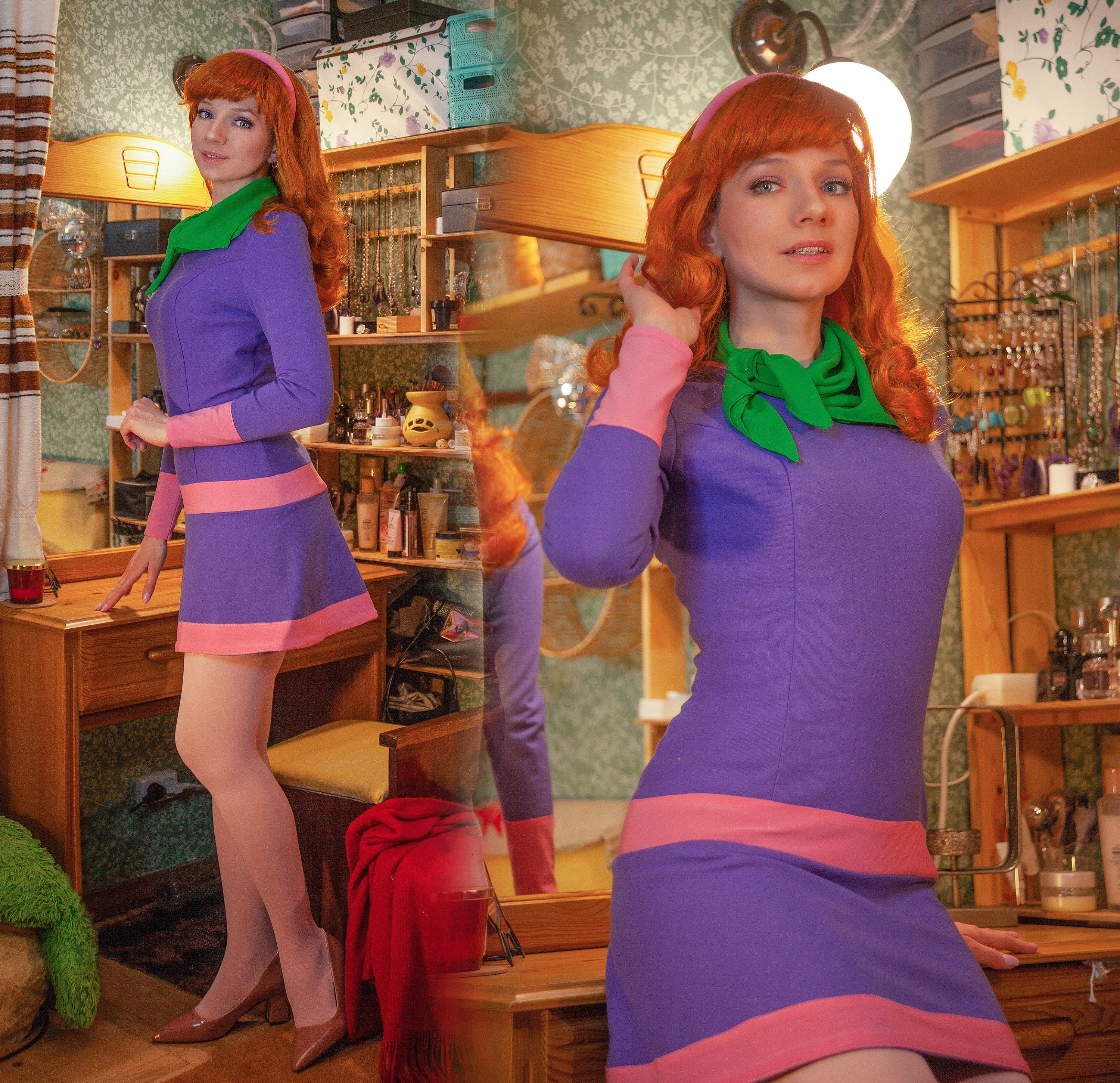  Digfar Girls Velma Costume Daphn Cosplay Scoob
