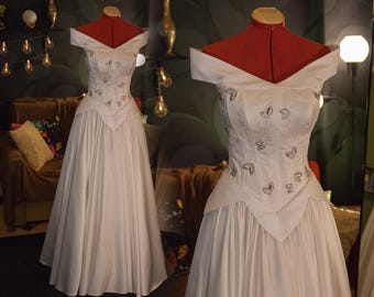 Robe de mariée faite main dans le style de la princesse Aurora, la Belle au bois dormant