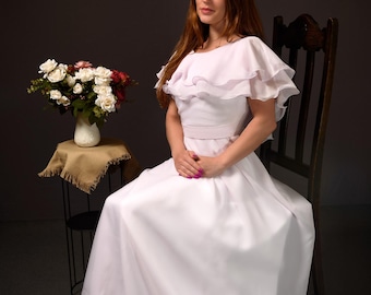 Vintage Brautkleid lila Farbe