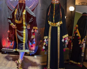 Robe Thobe, robe bédouine pour danse folklorique orientale