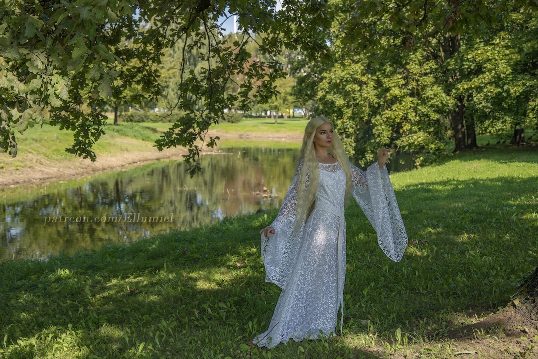knee length dresses for ladies Wedding dress Galadriel