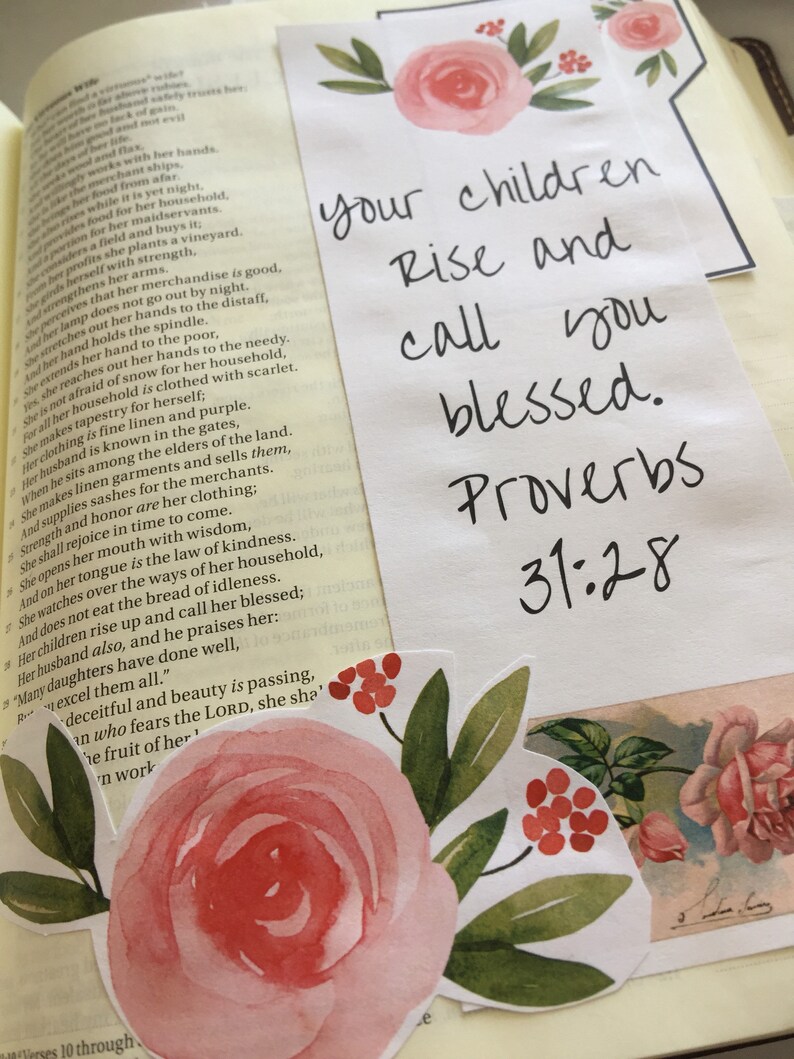 Bible Journaling Encouraging Words for Women Digital. Print  Etsy