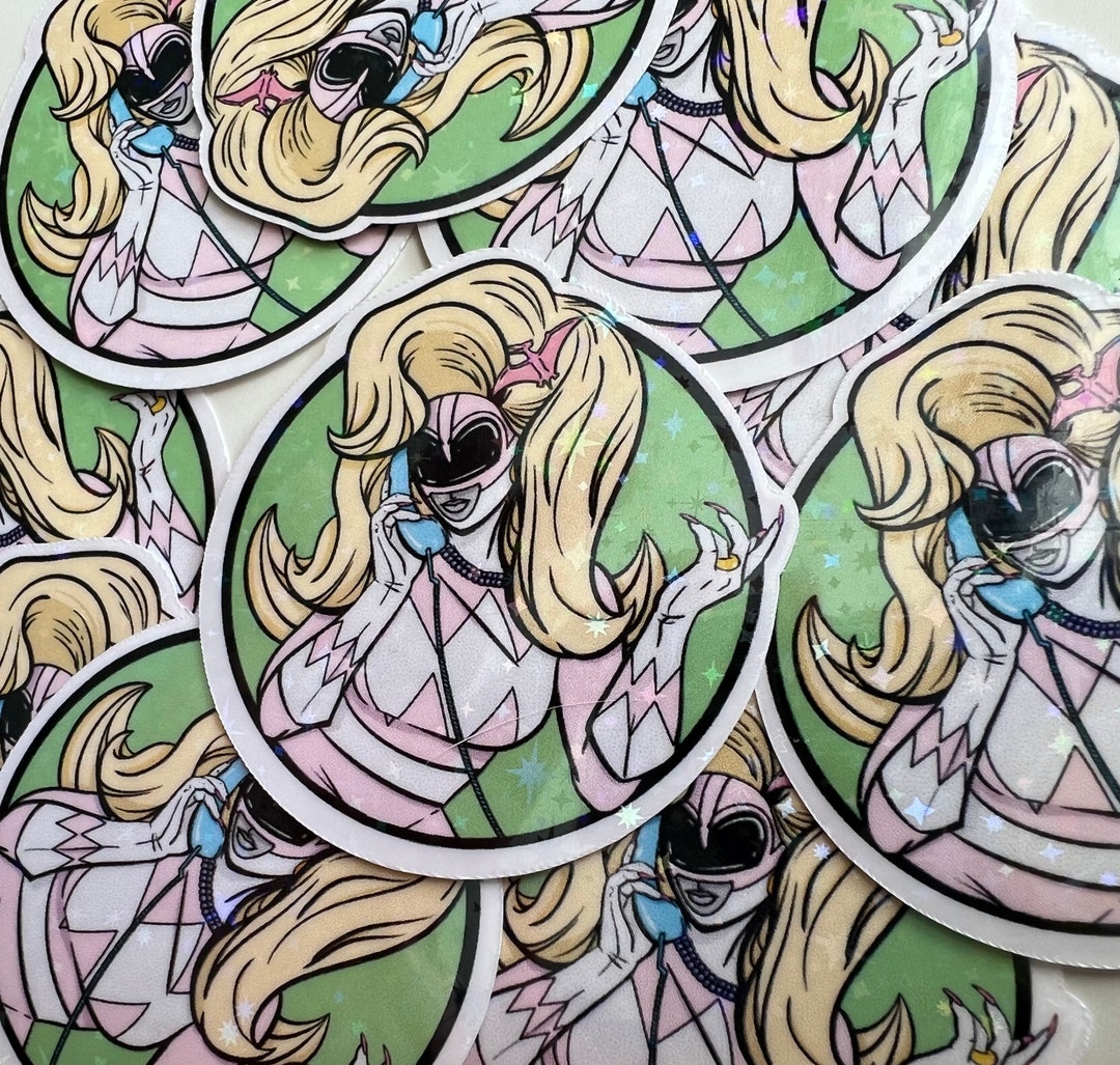 Drag Ranger (pink) Sticker - Etsy