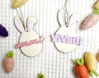 Easter Basket Tags Bunny Tags Name Tags Basket Tags Easter Tags Easter Basket Tags Easter Decor Easter Gifts Kids Easter Easter Tag Bunny