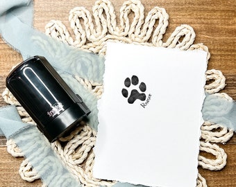 Custom Pet paw print Name Stamp, Dog Mom Gifts for Pet Owners, Custom Pet Stamp, Pawtograph Stamp, Cat Stamp, Pet Accessories, Paw Stamp