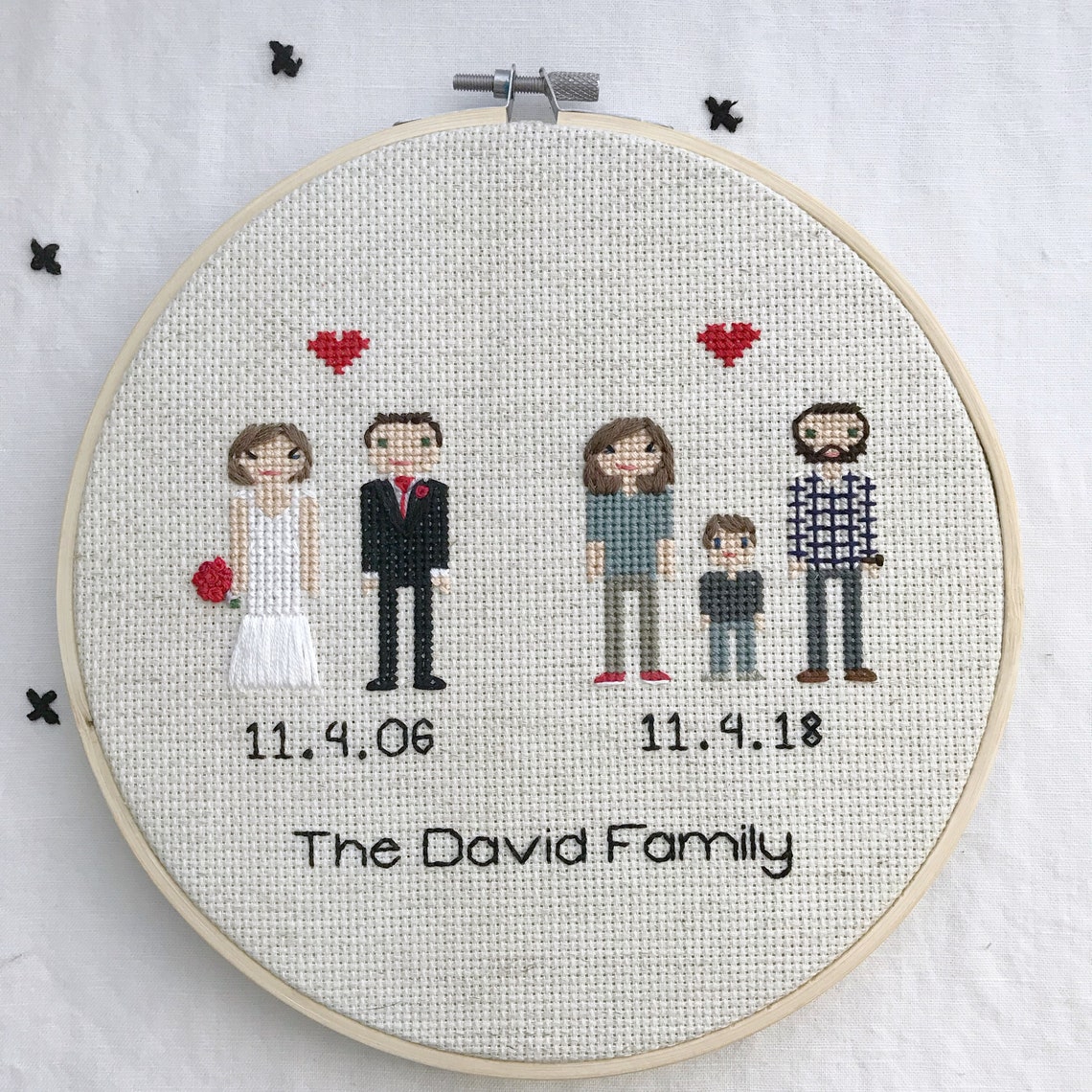 Cadeau danniversaire de 12 ans pour son portrait de famille | Etsy Cadeau danniversaire de 12 ans pour son portrait de famille | Etsy