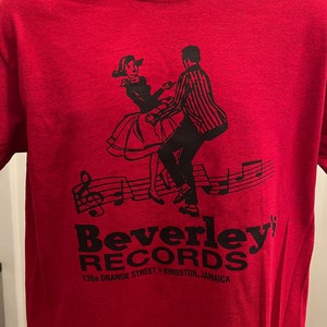 Beverley&#39;s Records - Vintage Reggae Record Label T-Shirt