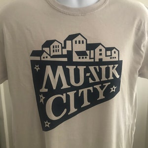 Muzik City - Vintage Reggae Record Label T-shirt