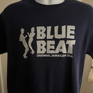 Blue Beat Records - Vintage Reggae Record Label T-shirt