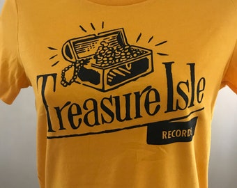 Treasure Isle Record Label T-Shirt (Women's slim-fit sizes)