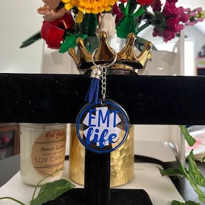 EMT Life Keychain