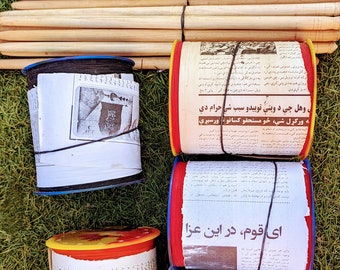 Authentique bobine de cerf-volant en bois afghan vintage, différentes couleurs