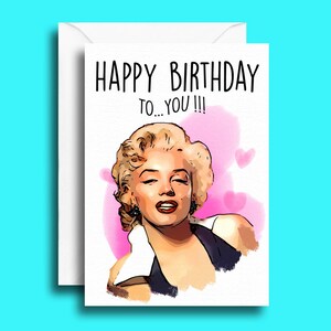 Marilyn Monroe Fab Birthday Card Happy Birthday Snarky Etsy Marilyn Monroe Fab Birthday Card Happy Birthday Snarky Etsy