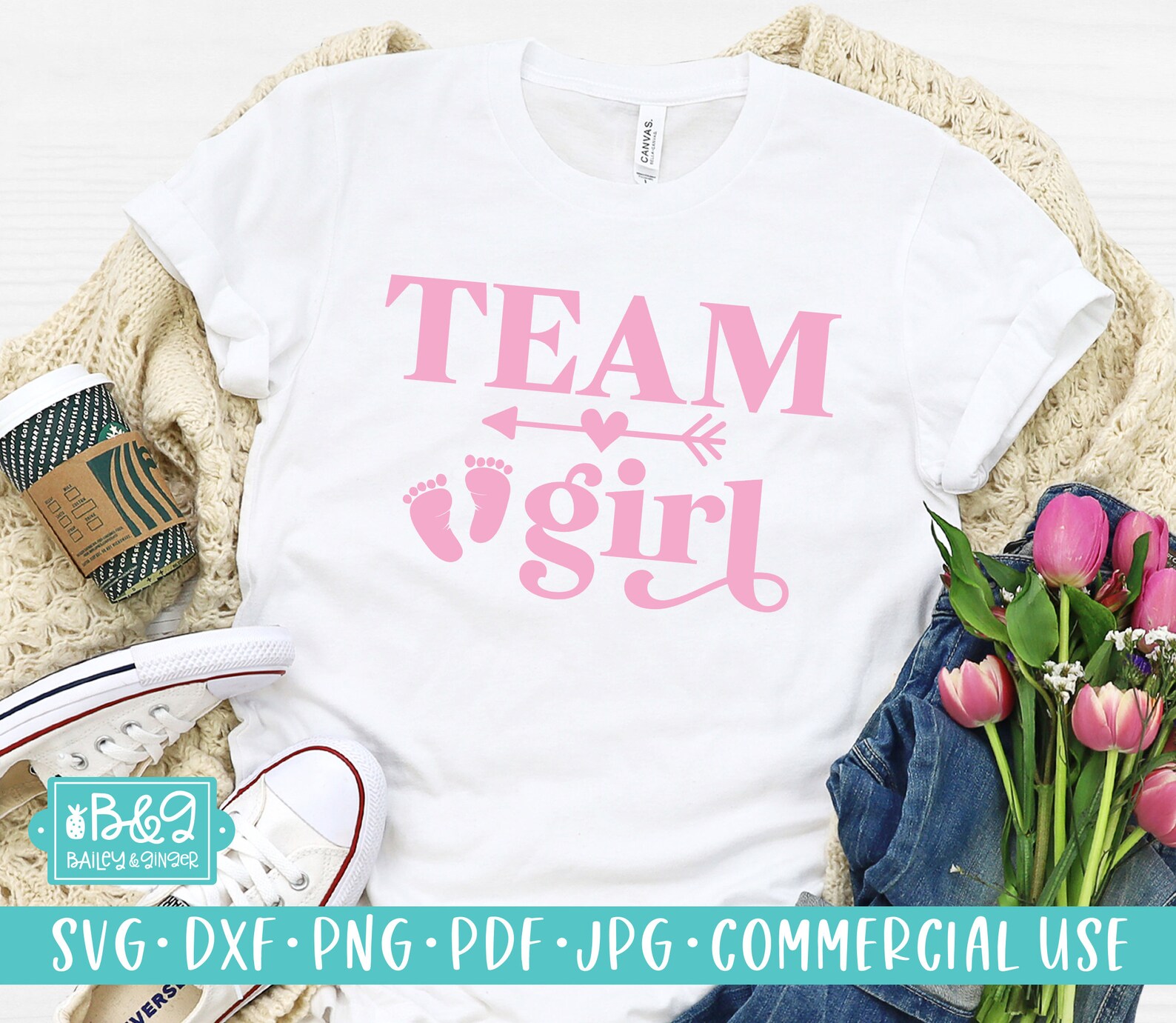 Team Boy Team Girl Gender Reveal SVG Cutting Files Baby Etsy