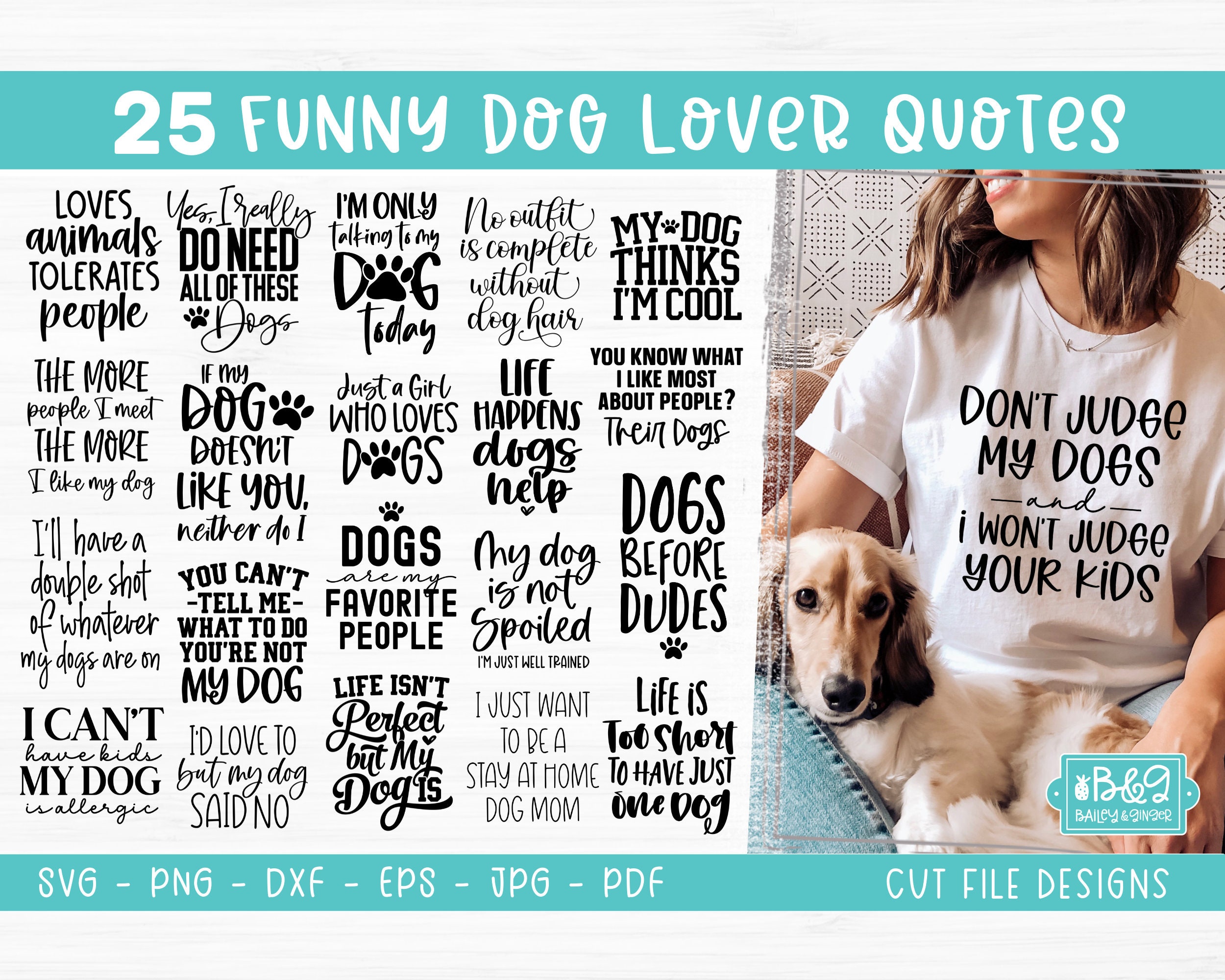 Funny Dog Quotes - Etsy Funny Dog Quotes - Etsy