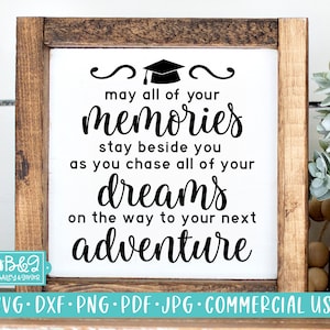 Graduation Quote SVG, Class of 2025 Grad Gift SVG, Gift for Grad, Commercial Use SVG Cut File for Cricut or Silhouette, Grad Quote