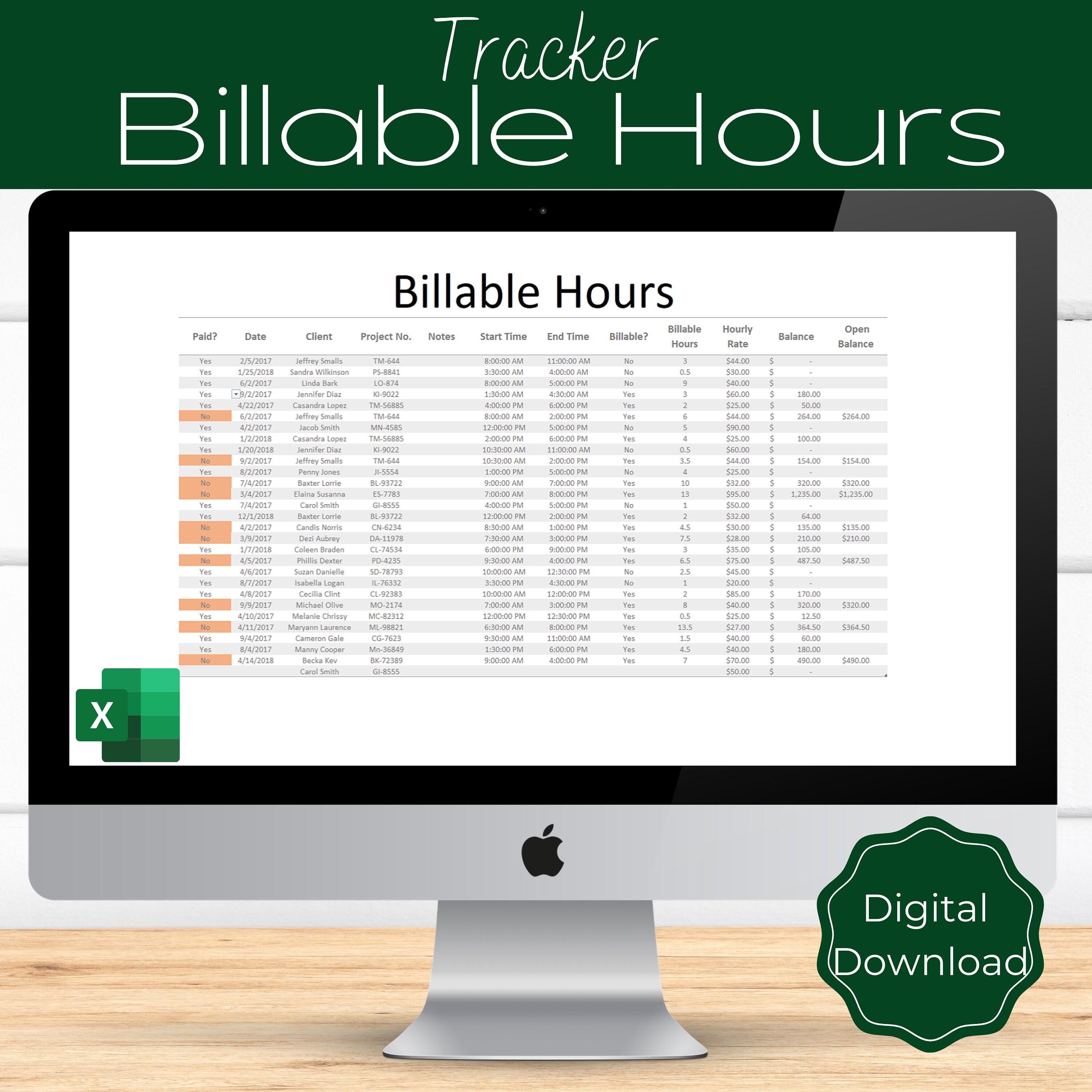 Billable Hours Tracker
