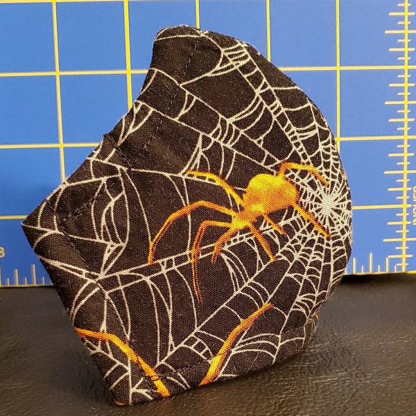 Spiderweb, Spider, 4 layer, extra small child, machine wash, face mask/cover, filter pocket, nose wire, gift for child, optional pacifier