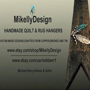 Quilt, Rug or Textile Hanger, Compression Hanger, Rustic, Rugs ...