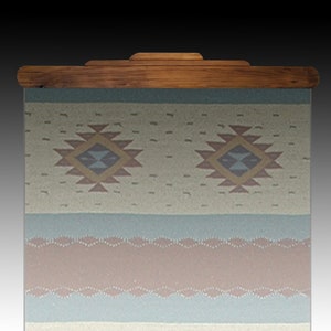 Quilt, Rug or Textile hanger, Compression hanger, Rustic, Rugs, Southwestern, Wall Decor, &quot;Southwest Style Rounded&quot; For Rug Sizes 20&quot; to 67&quot;