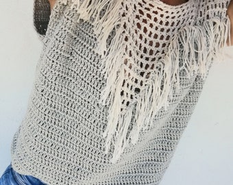 SARE TEE pdf PATTERN,summer crochet,crochet pattern,crochet pattern,sweater pattern,easy crochet patterns,pdf pattern,modern crochet,knit