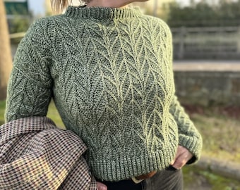 Sweater Trigo crochet, patron sueter crochet, sueter de ganchillo, hygge crochet, crochet patterns