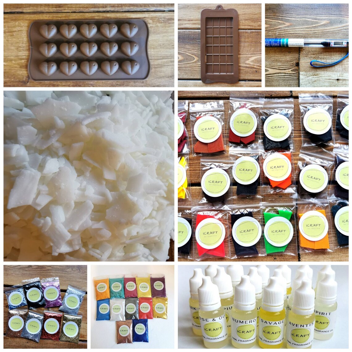 Soy Wax Melt Starter Kit Package DIY Make Your Own Wax Melts Etsy