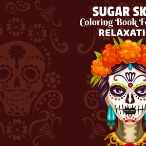 Day of the Dead Relaxation Coloring Book