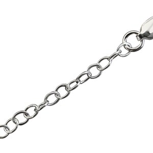 3mm Wide 2 Long Chain Extender With Lobster Clasp 925 Sterling Silver 2 ...