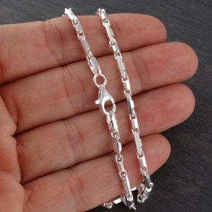 2.6mm Heshe Chain Necklace - 925 Sterling Silver