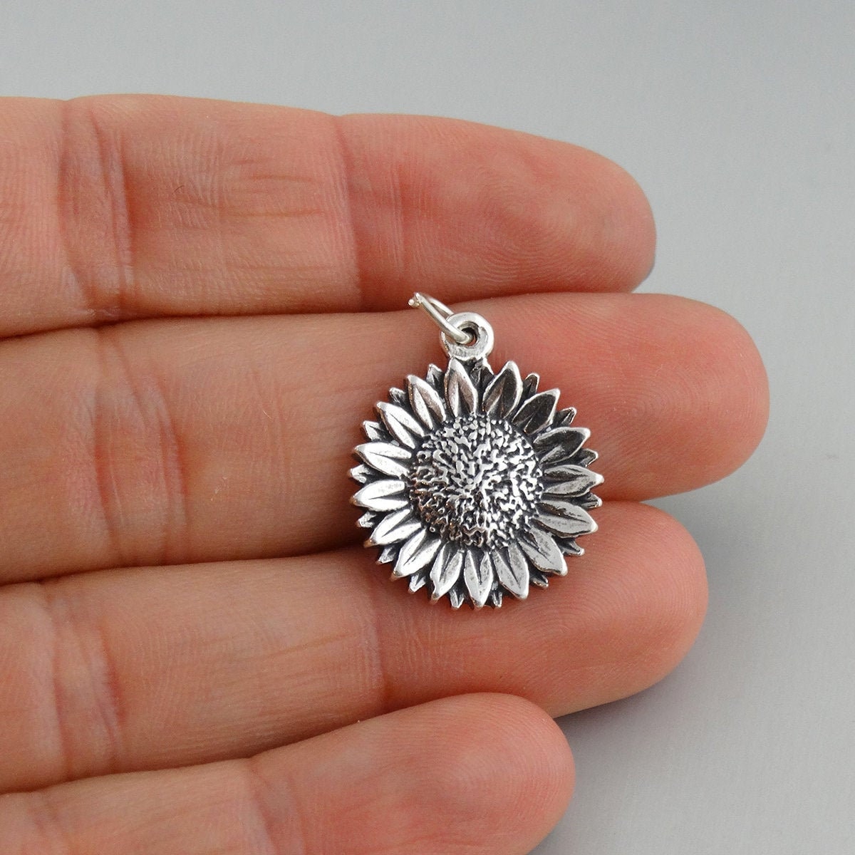 Sunflower Charms, Silver Charm, Flower Charm Pendants For Jewelry Making,  Antique 1815mm - Yahoo Shopping