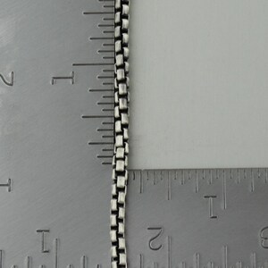 3mm Gun Metal Round Box Chain Necklace - 925 Sterling Silver - Men's Masculine Lobster Clasp 18" 20" 22" 24" 30" image 2
