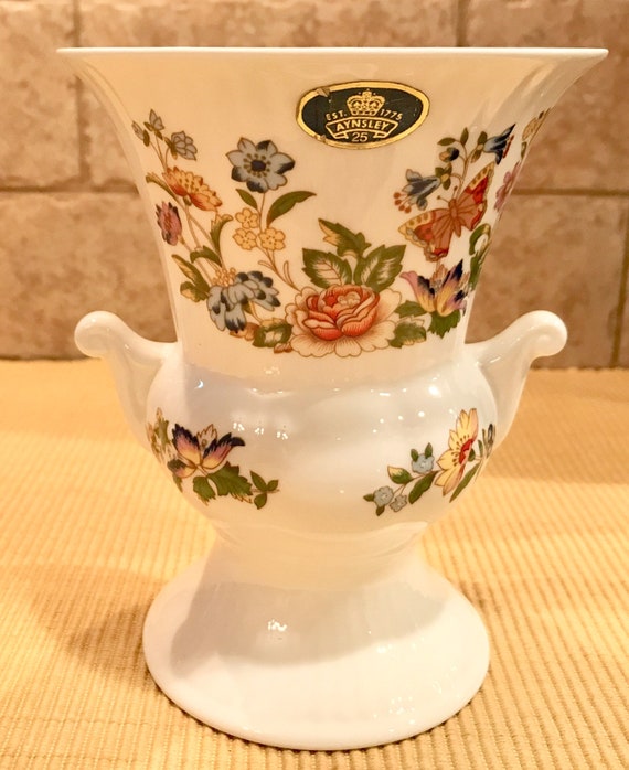 Vintage Aynsley England Bone China Cottage Garden Etsy