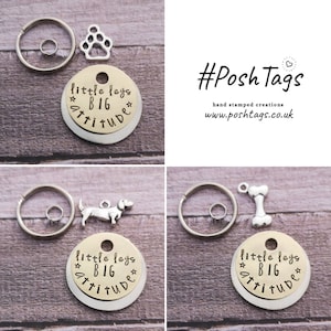Little legs big attitude - dachshund Jack Russell Bassett hound corgi Yorkshire terrier - funny dog pet tag sausage dog Weiner #PoshTags