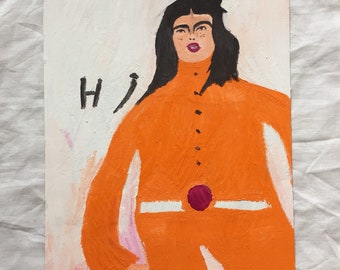 Original oipainting art. Hi