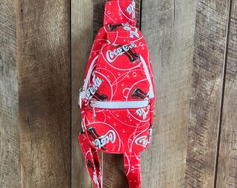 Handmade Classic Soda Mini Sling Bag: Retro Sling Crossbody