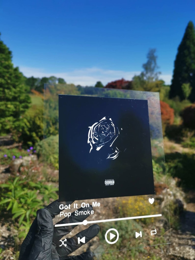 Spotify Glass UK Acrylic 8x10 Glass Album Cover Etsy