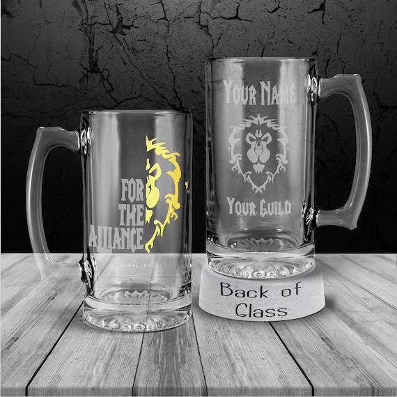 Custom Gift for Him Dota Beer Mug Personalized Stein Gamer Gift