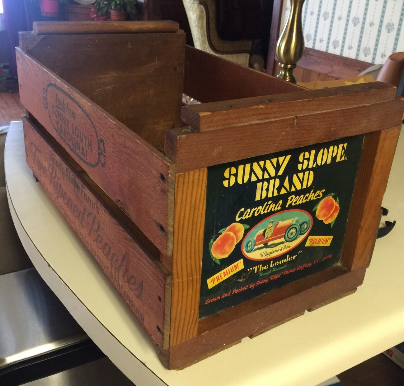 Vintage Wooden Fruit Crate 1970s Etsy